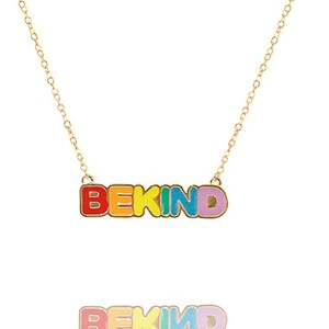 Pride Necklace. Be Kind LGBTQIA Necklace. Pride Jewelry. Gay Pride. Gay Pride Necklace. Pride Month jewelry. LGBTQ Necklace. Rainbow Jewelry