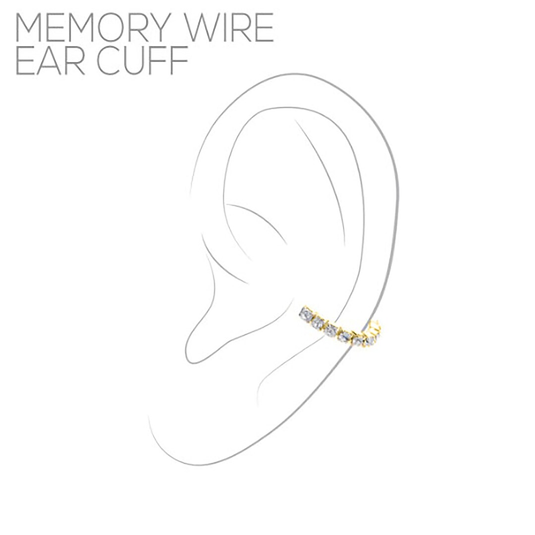 Crystal Ear Cuff. Single Ear Cuff. Minimalistic Ear Cuff. Simple Ear