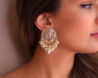 Helios Gold Plated Earrings