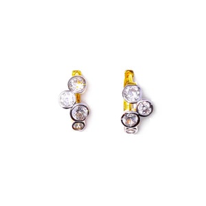 Gold Plated Mini Loop Earrings