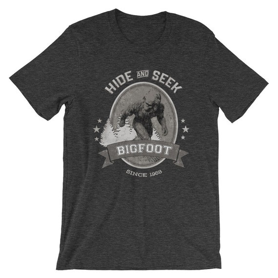 sasquatch hide and seek champion t shirt