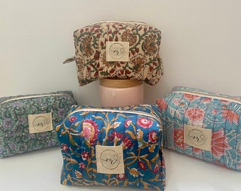 Indian fabric toiletry bag