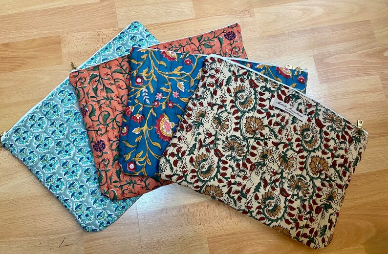 13-inch quilted Indian fabric computer cases Mac
