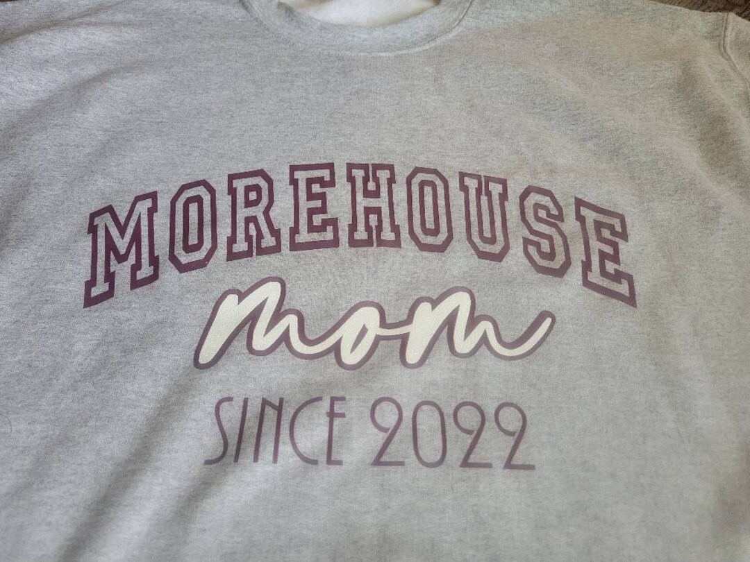 Morehouse Wife or Mom Gray Tshirt or Sweatshirt Etsy