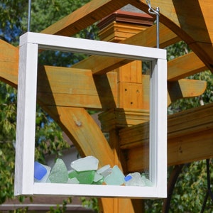 Wanderer Sea and Beach Glass Hanging Display Window