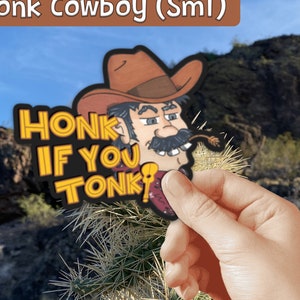 Honky-Tonk Cowboy Sticker (Sml)