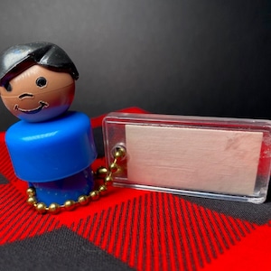 Vintage Fisher-Price Little People Keychain