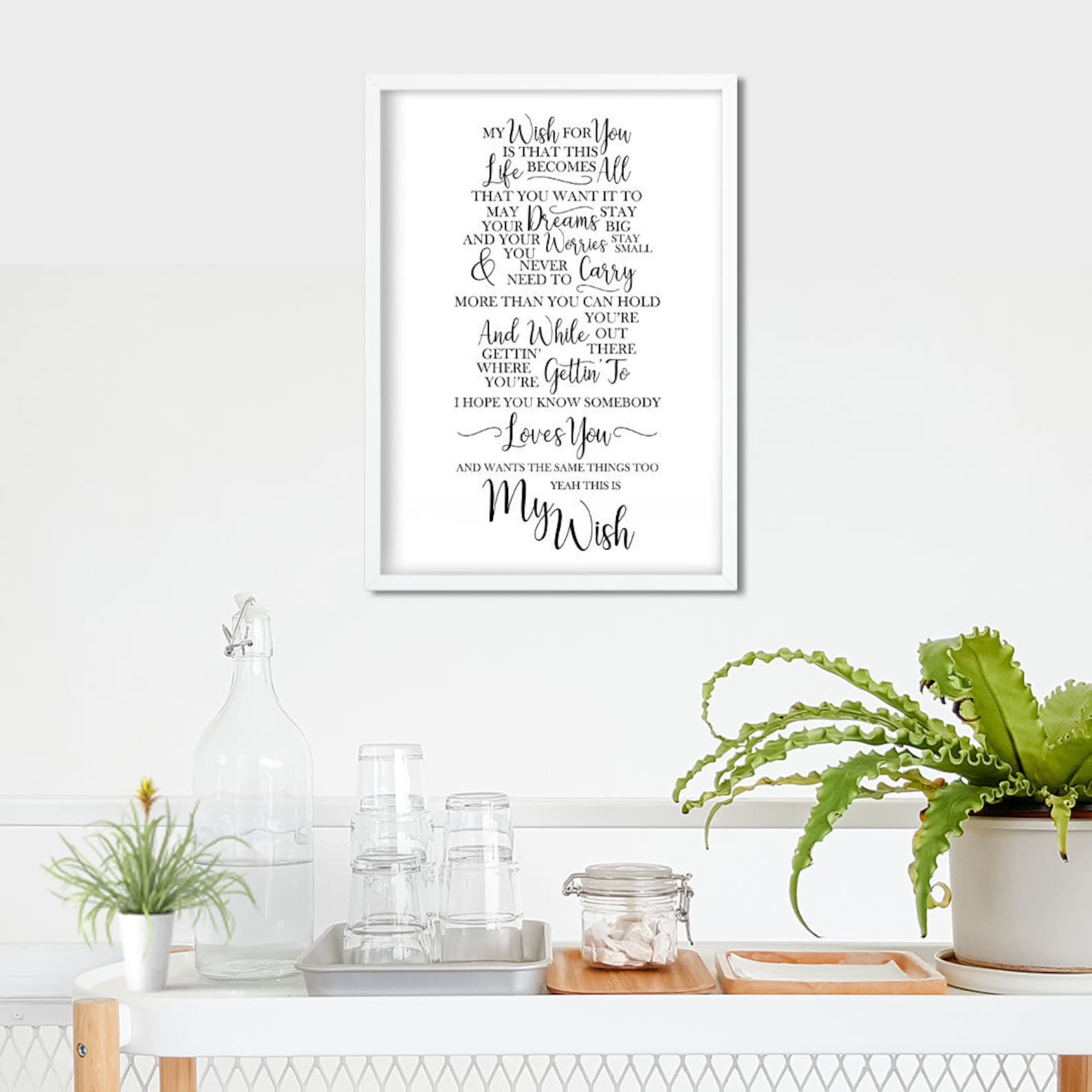 My Wish by Rascal Flatts Lyric Art - SVG/JPEG - Etsy