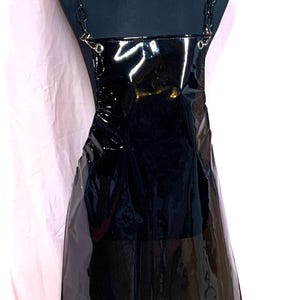 Custom Black Plastic Vinyl Transparent Apron