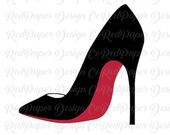 high heel template etsy