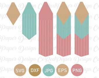 Download Fringe Earring Svg Etsy SVG, PNG, EPS, DXF File