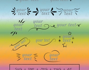Flourish Svg Etsy