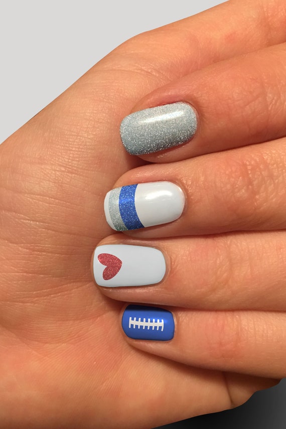 Download SVG Football Nail Art Cut file Cricut Football Clip Art | Etsy