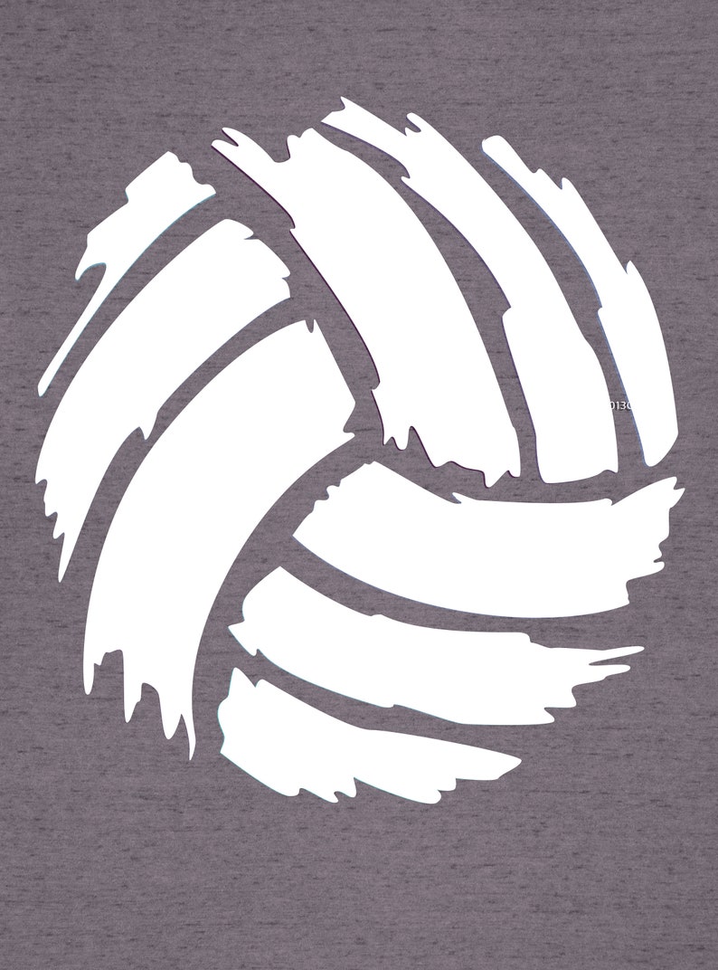 Volleyball SVG for Tshirts Distressed Design Grunge Art DXF Etsy