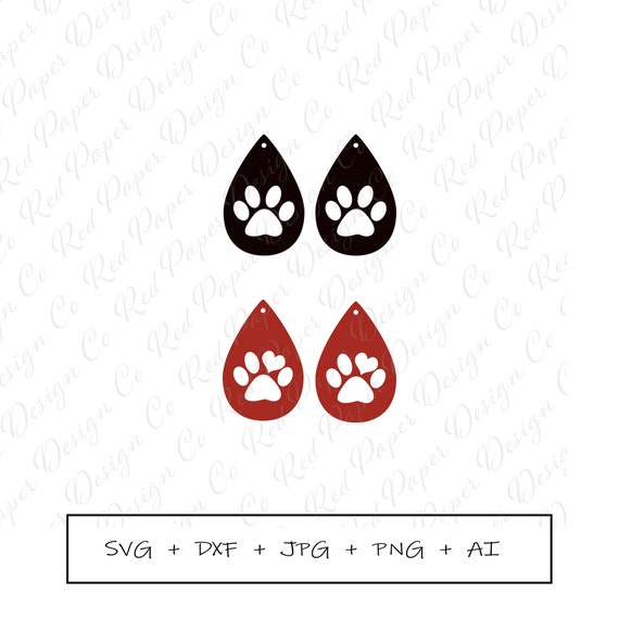 Download Cricut Mom Cut File Cute Earring Template Silhouette Commercial Use Acetate Leather Dog Heart ...