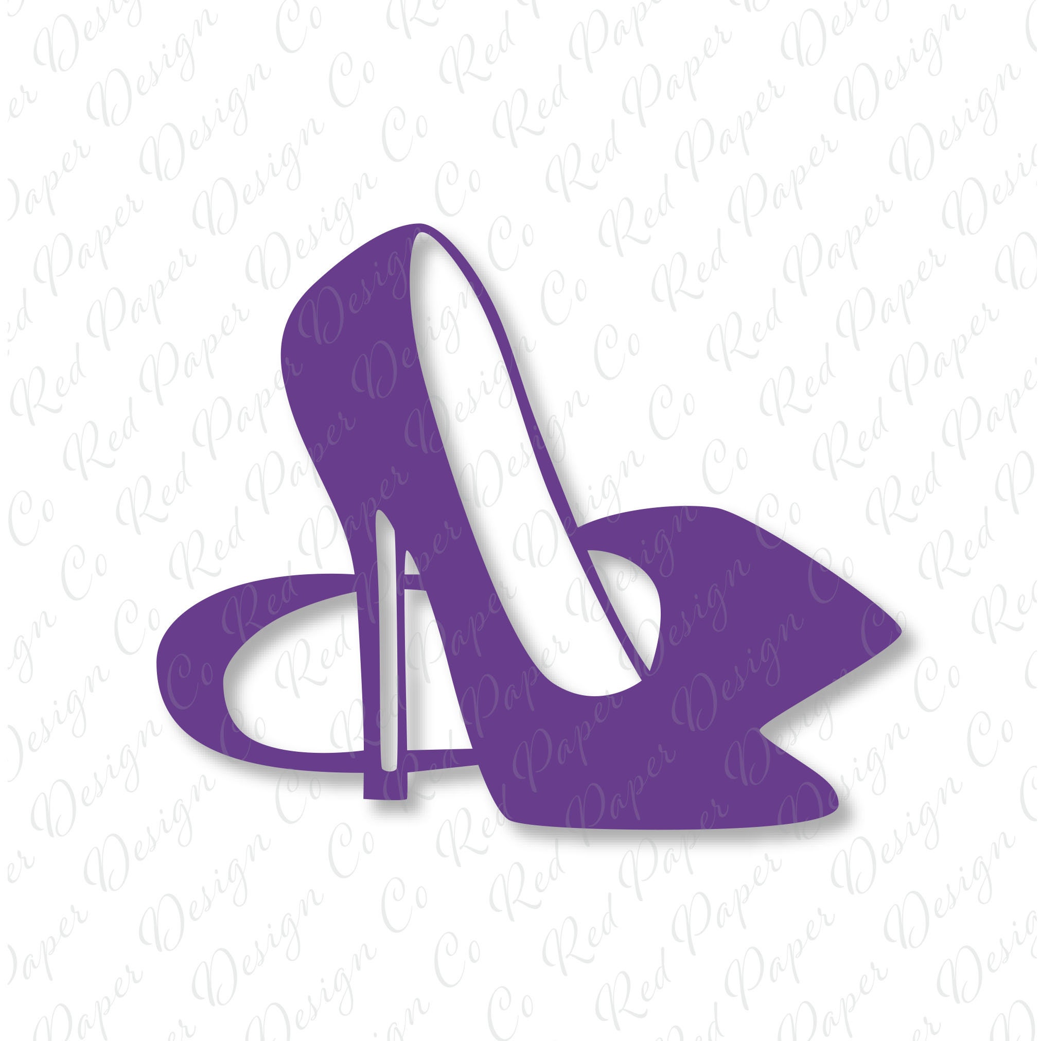 Purple Heels With Diamonds