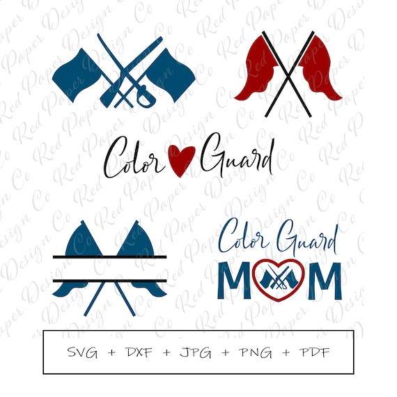 Download Color Guard Svg Bundle Color Guard Mom Split Frame Cut File Etsy