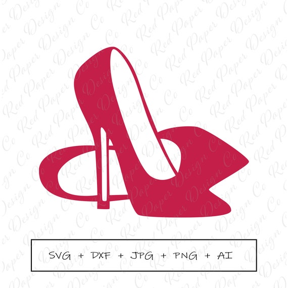 Download Svg High Heels Cut File Stiletto Clipart Svg Dxf Jpg Etsy