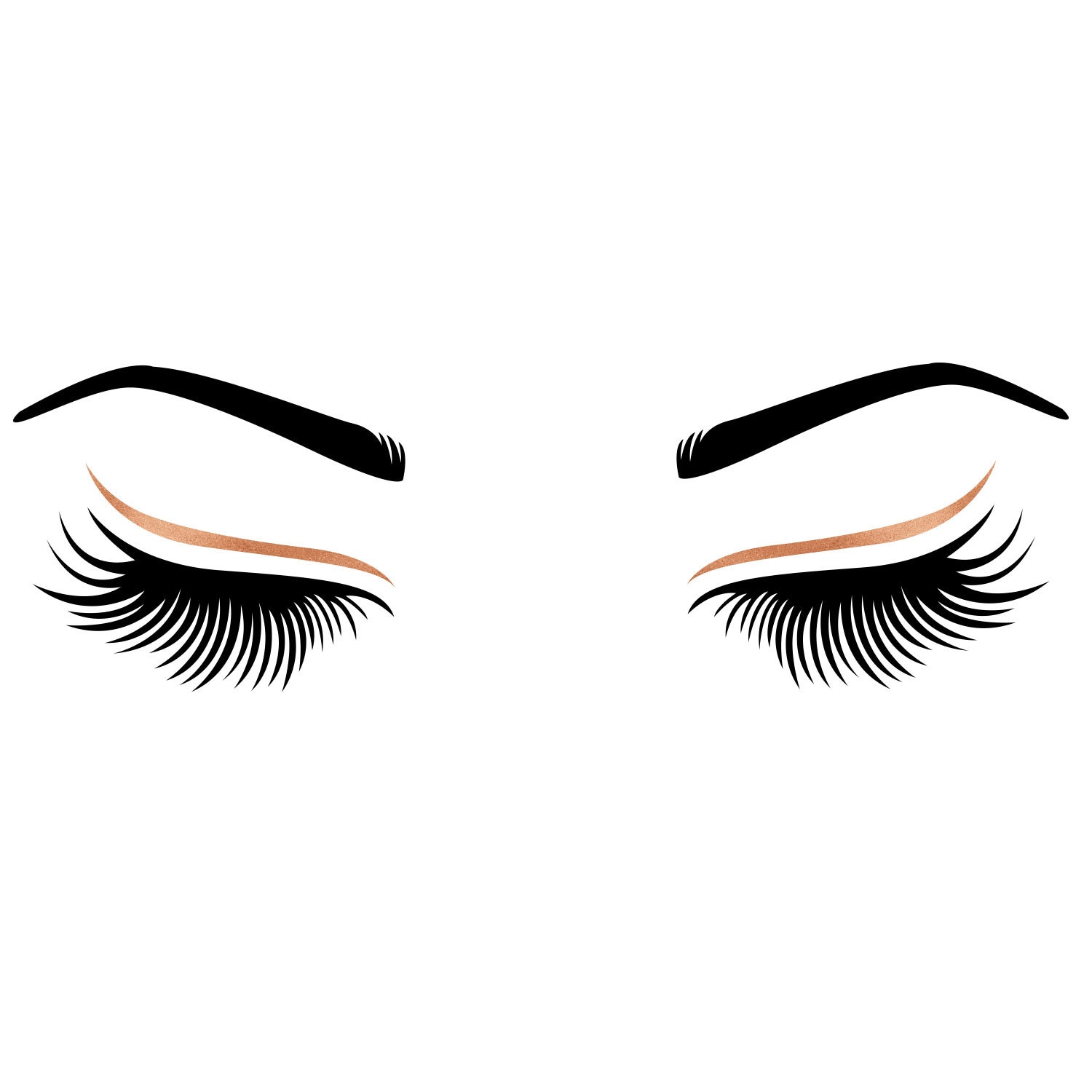 Download SVG Eyelashes Eyebrows Bundle Cut File Modern Anastasia | Etsy