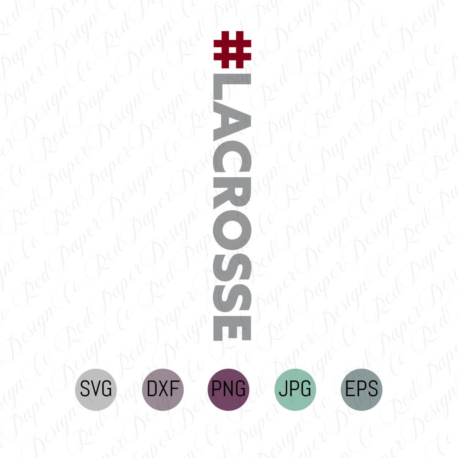Hashtag Lacrosse SVG DXF Cut File for Cricut Silhouette. LAX Etsy