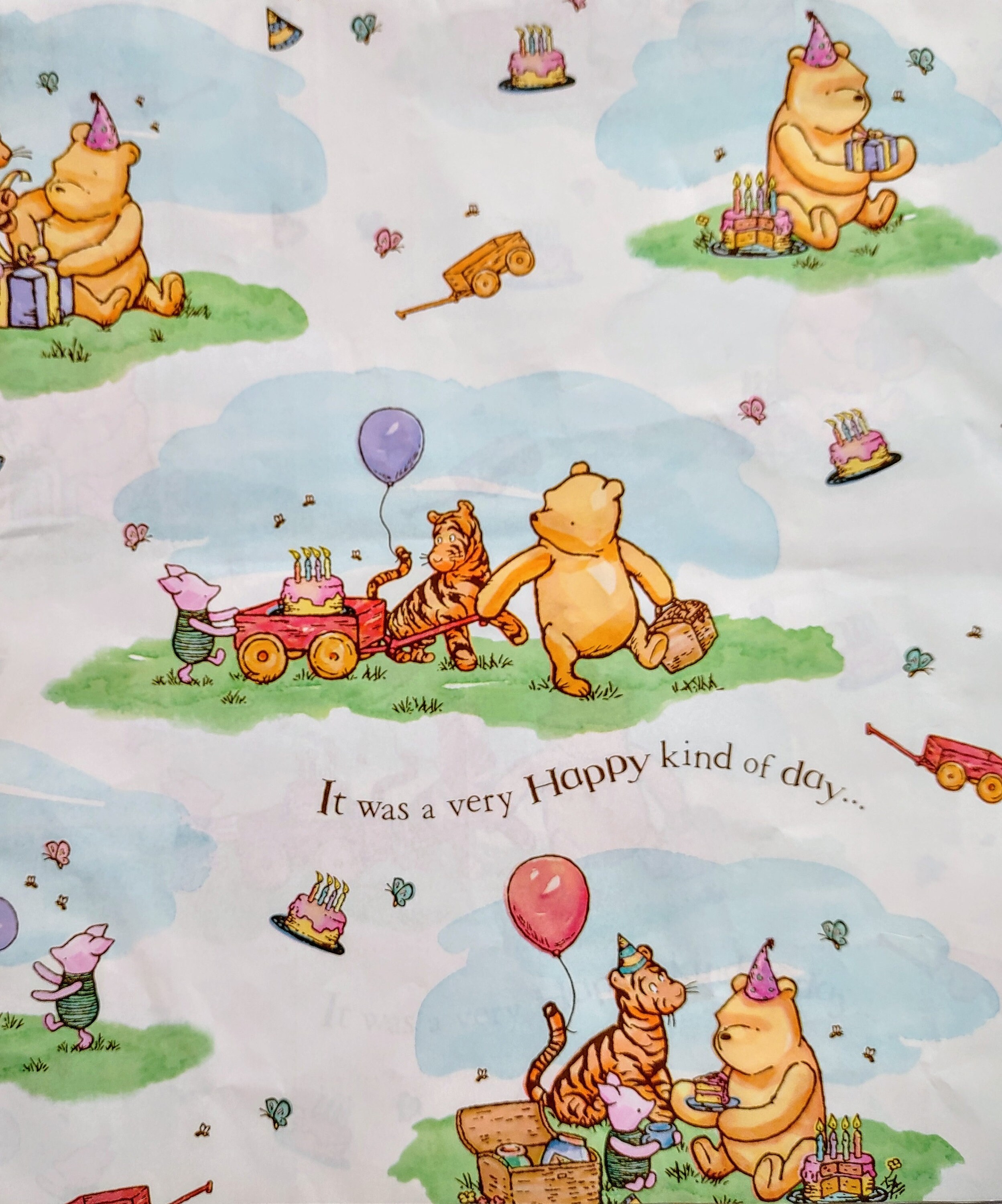 Disney Winnie The Pooh Wrapping Papper Small Friends – We Got