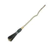 Witches Broom - Black - Broomstick, Halloween, Costume, Magic, Renaissance, Medieval, Larp, Decor, Rustic, Vintage, Besom