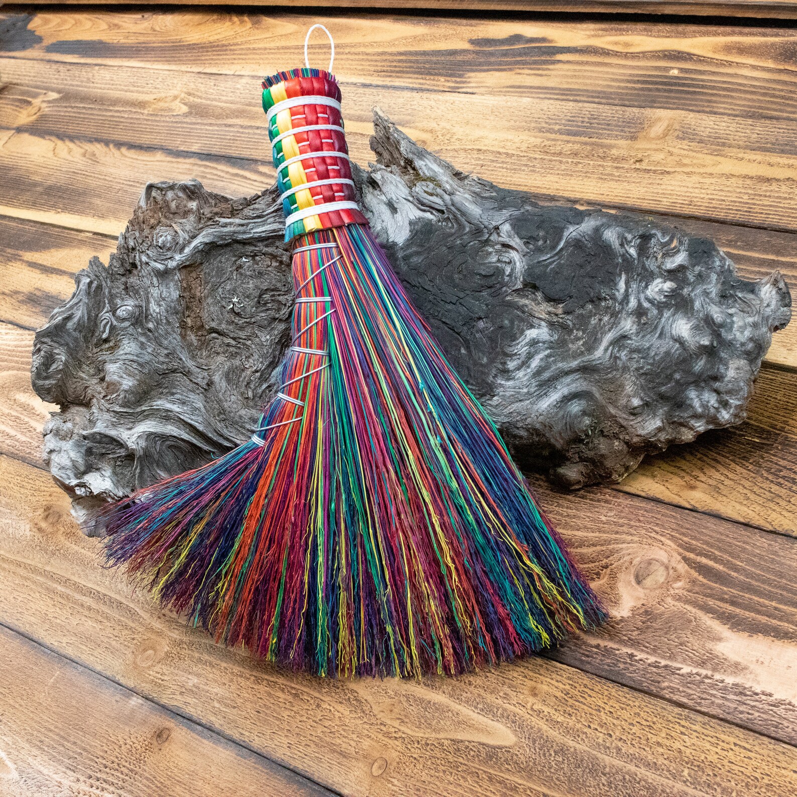 Angel Wing Whisk Broom Rainbow Hand Broom Functional Art Etsy