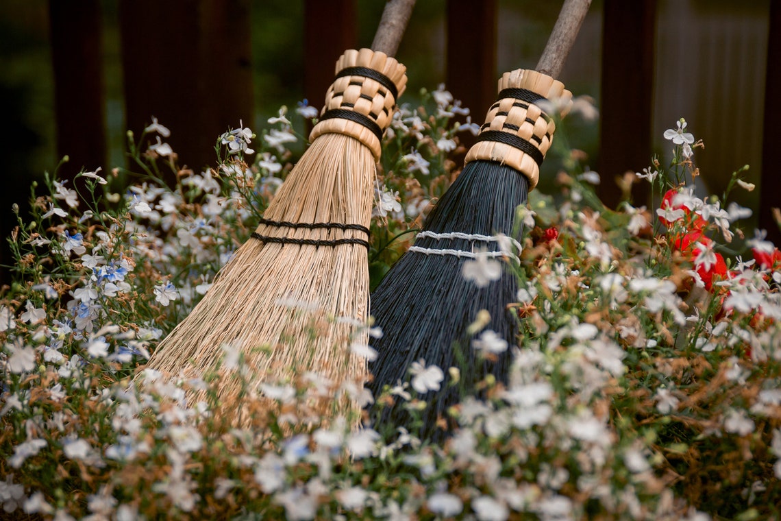 Handcrafted Hearth Broom Natural Fireplace Tool Folk Art Etsy
