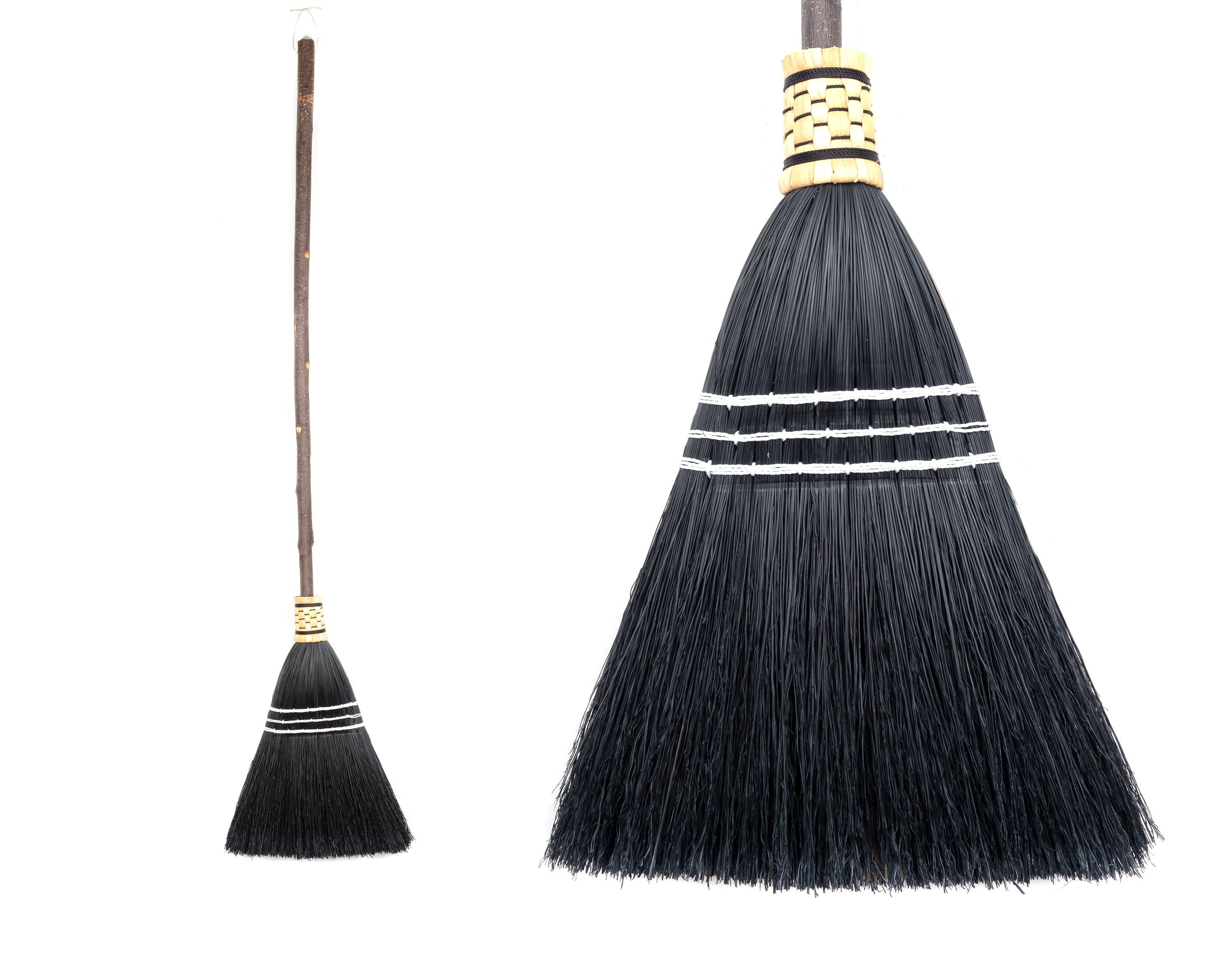 Kitchen Broom Black Handmade Broom Wedding Gift Etsy