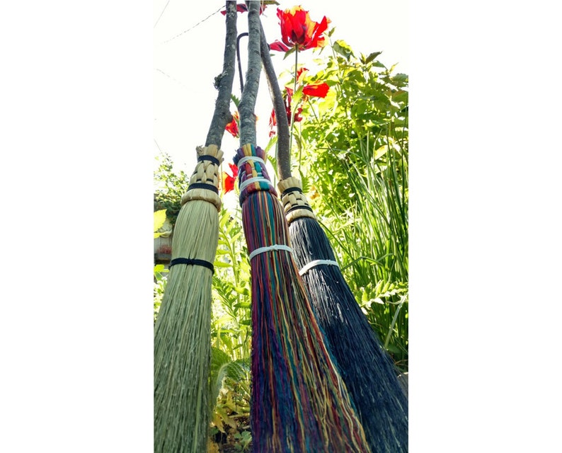 Small Besom Broom Natural Handmade Kids Broom Rustic Etsy
