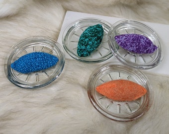 Cut Glass Pin Cushion Dish: Vintage Sewing Notion
