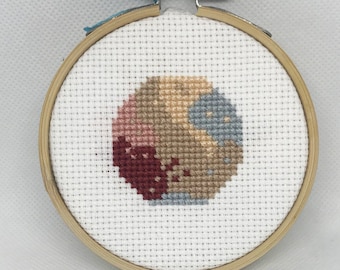 Pluto Planet Solar System Astrology Astronomy Cross Stitch Pattern Instant Download