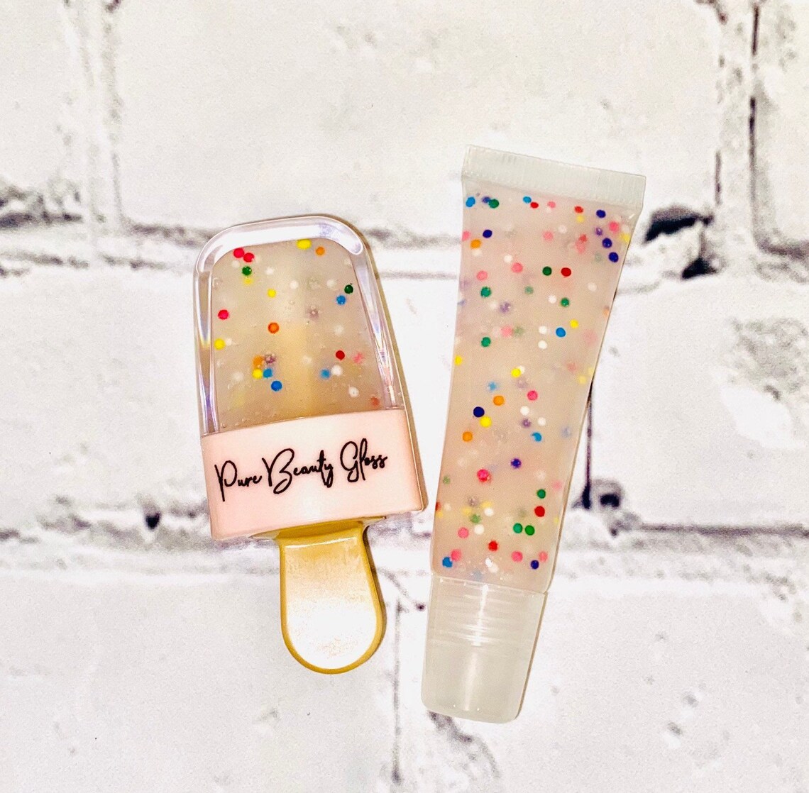 Lip Gloss Cake Batter Cute Lip gloss Vegan Lip Gloss Lip Etsy