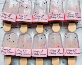 Customized Vegan Lip Gloss Party Favors - 8ml Clear Gloss for Kids - Smooth, Silky & Moisturizing - Perfect for Birthday Party Bags