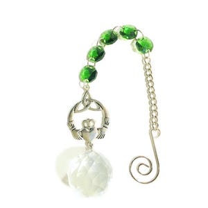 IRISH CLADDAGH SUNCATCHER, Handmade, Gift Wrapped, Irish. Ireland, Celtic, Friendship Ring, Decoration, Décor, Ornament, Irish Gift