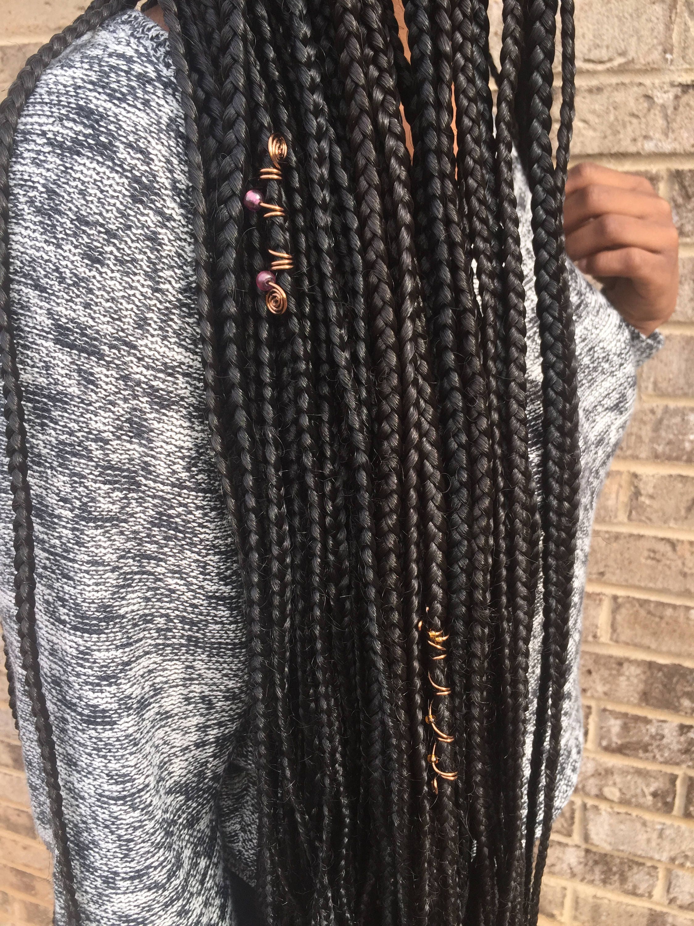 Hair Loc Jewelry Loc Jewelry for Dreadlocks Bronze Loc Accessory