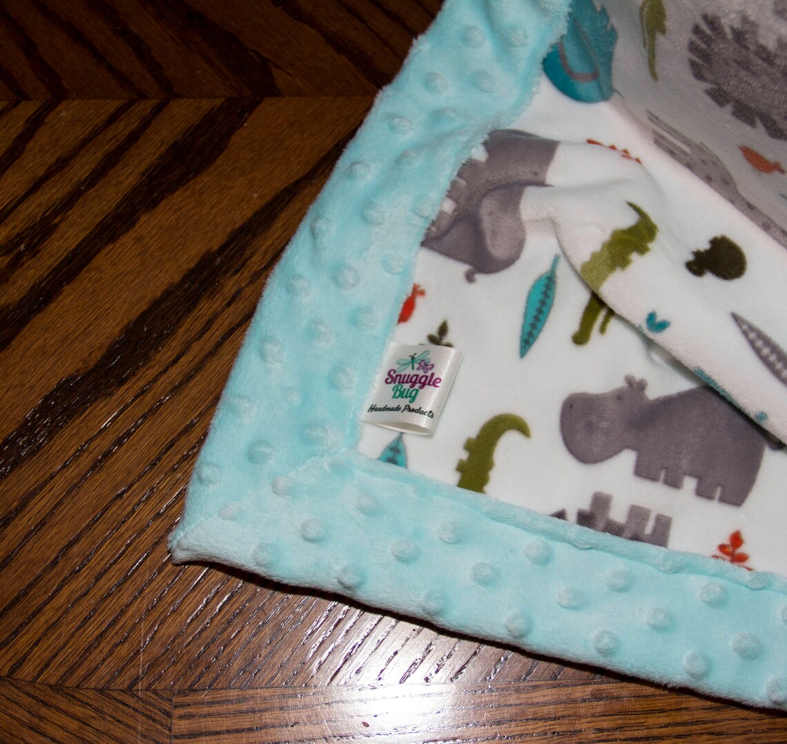 Infant Size Minky Blanket Etsy