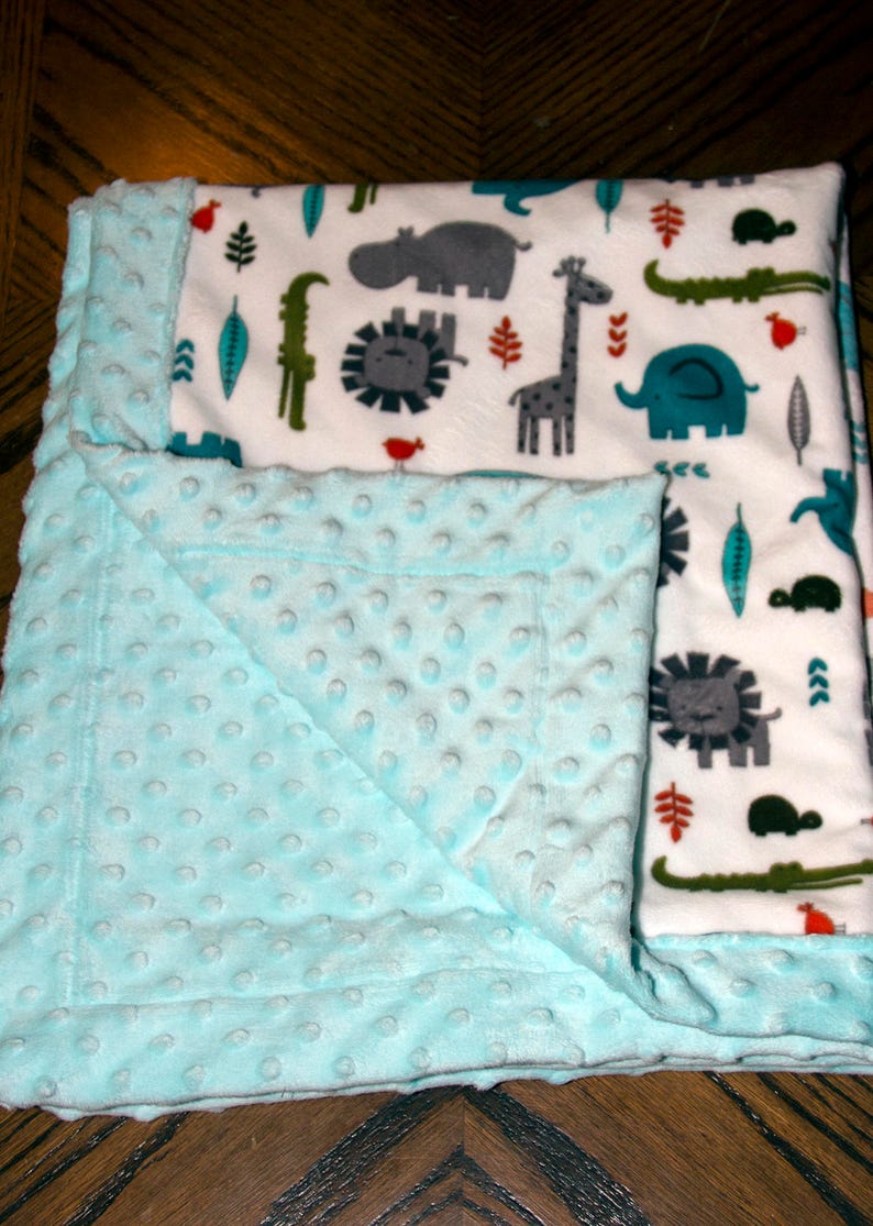 Infant Size Minky Blanket Etsy