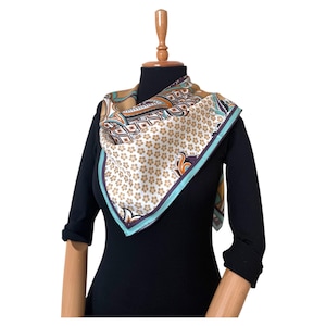 100 Mulberry Silk Scarf Head Scarf For Women 90x90 Cm Silk Scarf