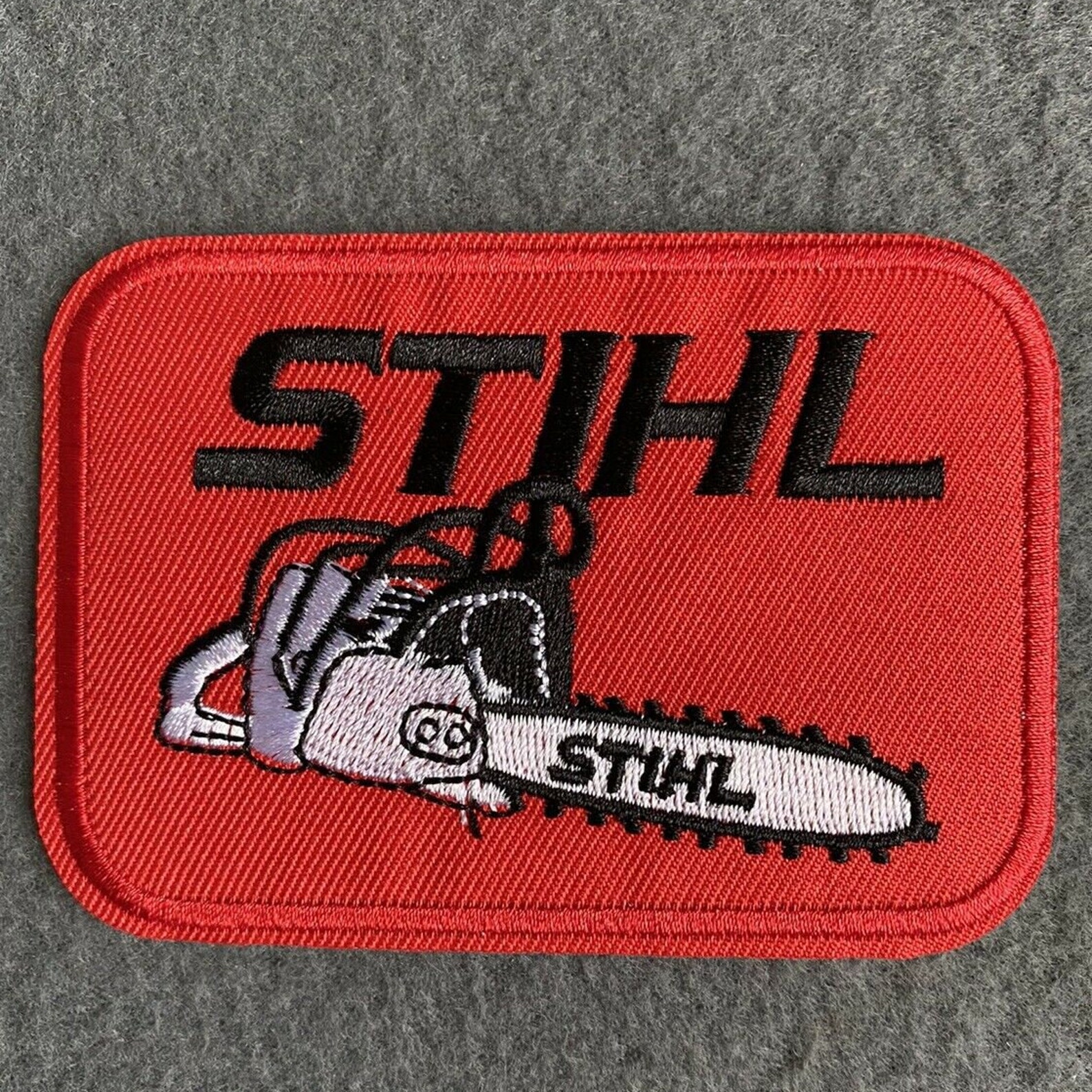 Stihl Chainsaws Embroidered Iron On Patch 23/4 X 4 Etsy
