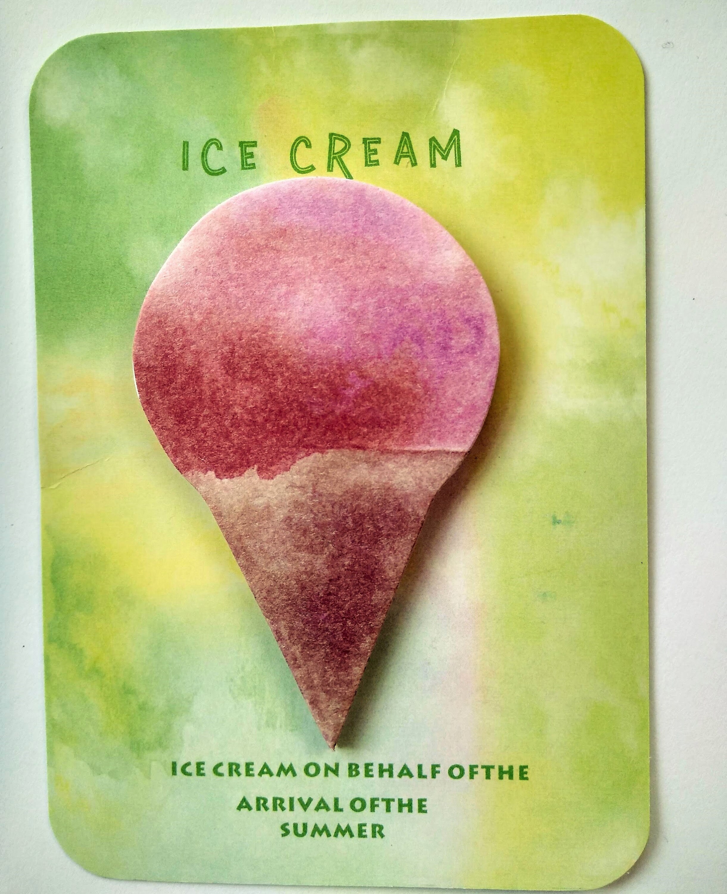Ice Cream Sticky Notes Etsy UK
