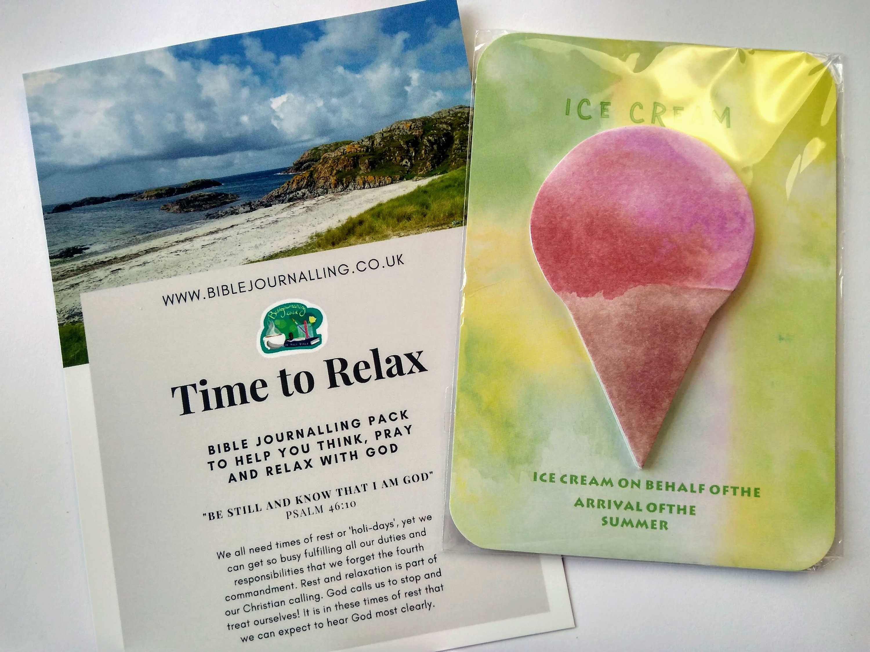 Ice Cream Sticky Notes Etsy UK