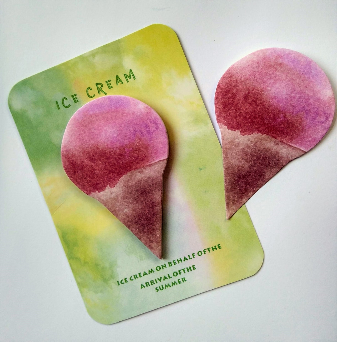 Ice Cream Sticky Notes Etsy UK