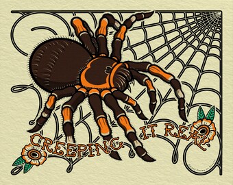 Tarantula Ink Painting