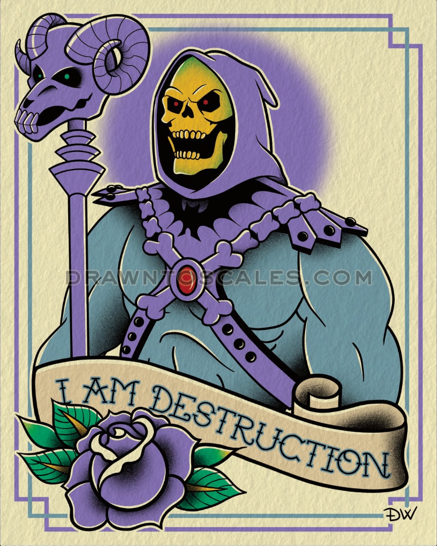 Skeletor Motu Art