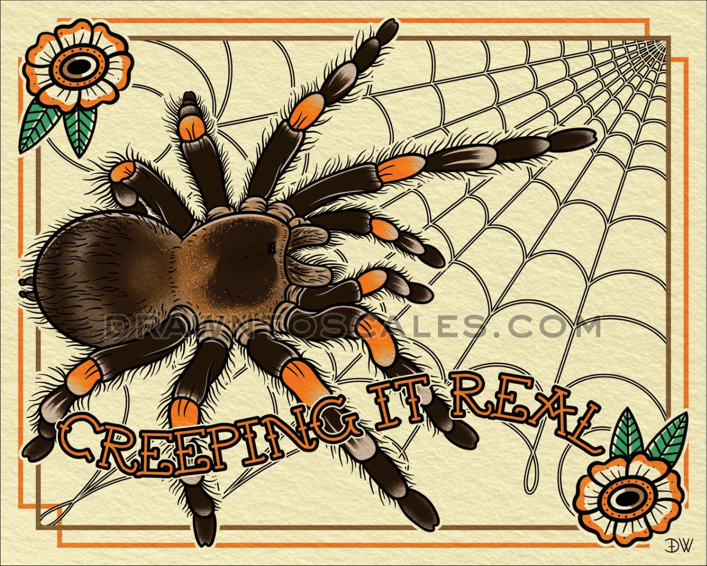 Creeping It Real, Mexican Red-knee Tarantula (8x10 Print), FREE SHIPPING -  Etsy Denmark