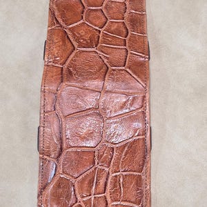 Portatarjetas de golf de cocodrilo artesanal - Hecho en EE. UU. imagen 17
