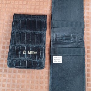 Portatarjetas de golf de cocodrilo artesanal - Hecho en EE. UU. imagen 13