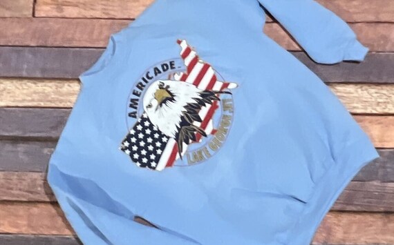 Vintage 1980s Bald Eagle Americade Lake George Ne… - image 2