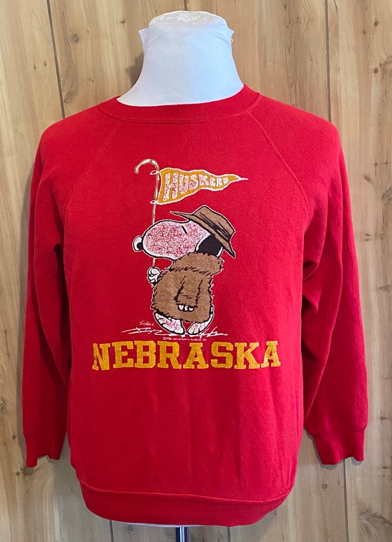 Vintage University of Nebraksa Cornhuskers Snoopy